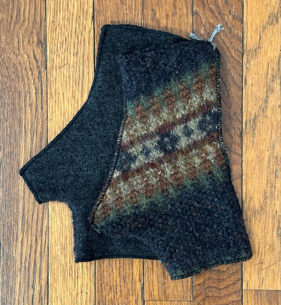 Men's/Large Fingerless Mittens